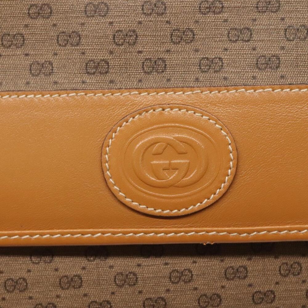 GUCCI Micro GG Supreme Shoulder Bag Pvc Beige Gold 004 58 004 58 - Picture 15 of 16